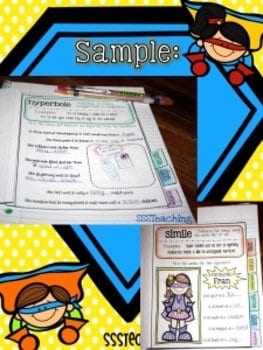 Figurative Language Interactive Tab Book - Image 3