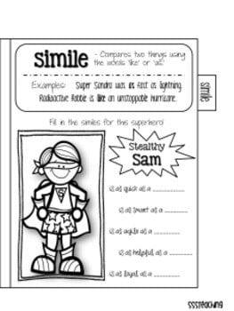 Figurative Language Interactive Tab Book - Image 4