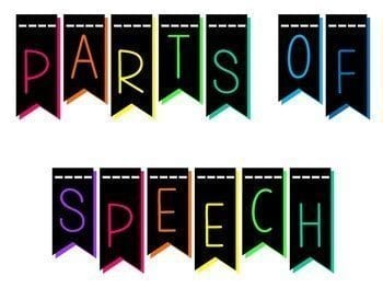 Parts of Speech Posters Modern - Image 2