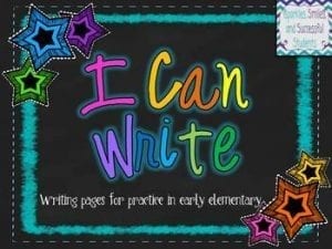I CAN WRITE, Practice Pages for Standard Concepts