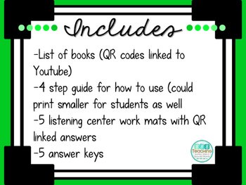 Character Traits - QR Listening Center and Work Mats - Image 2
