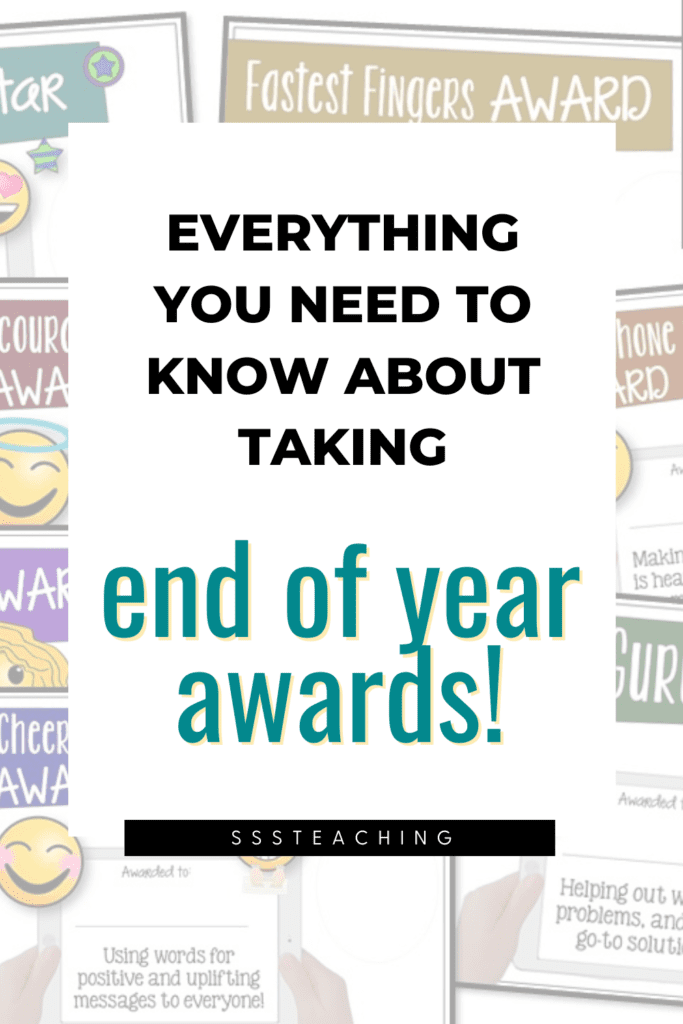 Shoutout to these End of Year Student Awards, saving you time and brain  power! - SSSTeaching